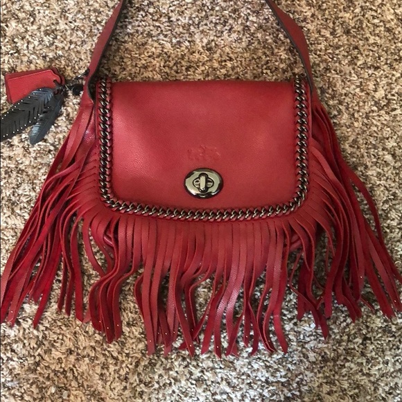 coach fringe purse